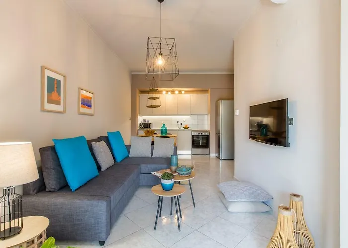 Nautilus Charm City Center Apt With Veranda La Canea che accetta animali